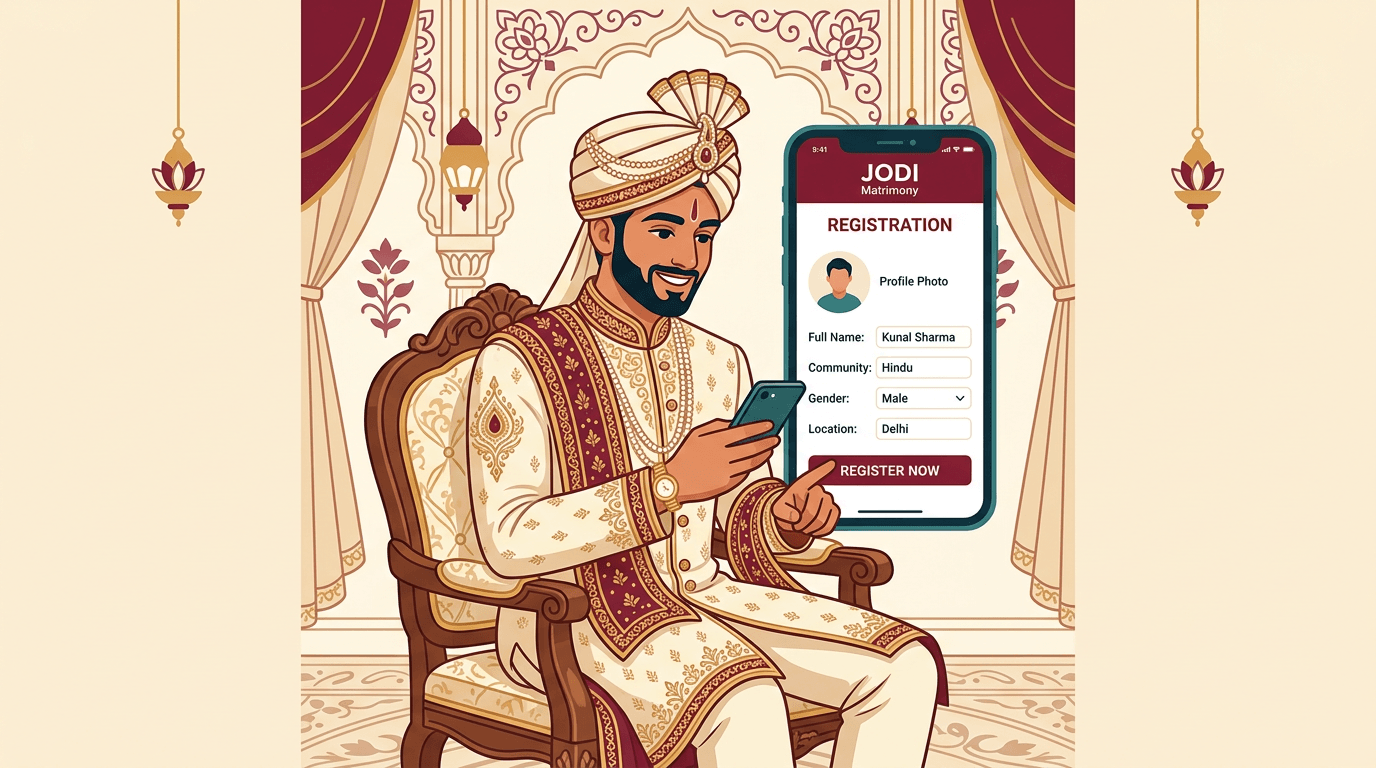 वर स्वतः नोंदणी — Groom registering individually